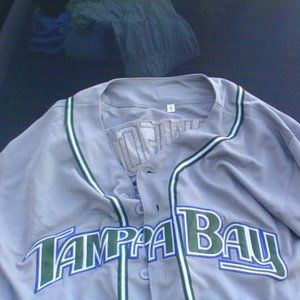 Tampa Bay Rays Carl Crawford Jersey Baseball Men Small Devil Rays